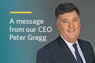 A message from our CEO Peter Gregg
