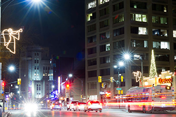 Ontario city streetscape
