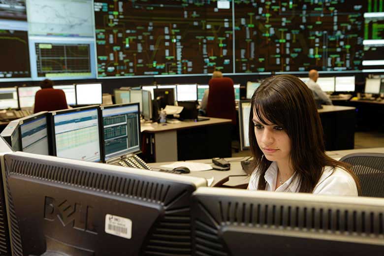 IESO control room operator at work