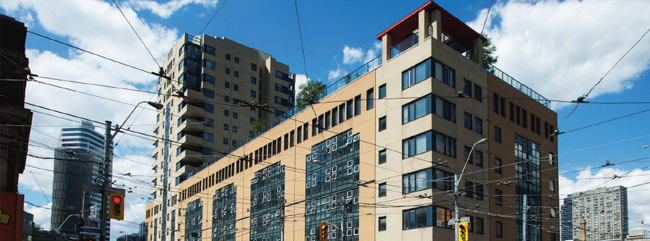 A building in GLOBE's pilot program