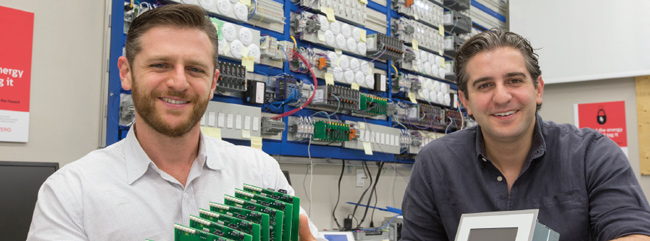 Tony Dableh (left) and Roumanos Dableh of Fifth Light Technology