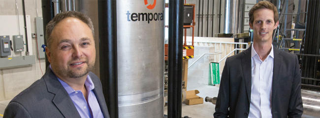 Jeff Veltri and Cam Carver of Temporal Power Ltd.