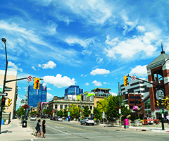 Image of downtown streets in the City of London, Ontario