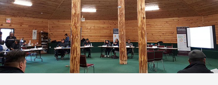 A 2016 long-term planning consultation at the roundhouse in Nigigoonsiminikaning First Nation