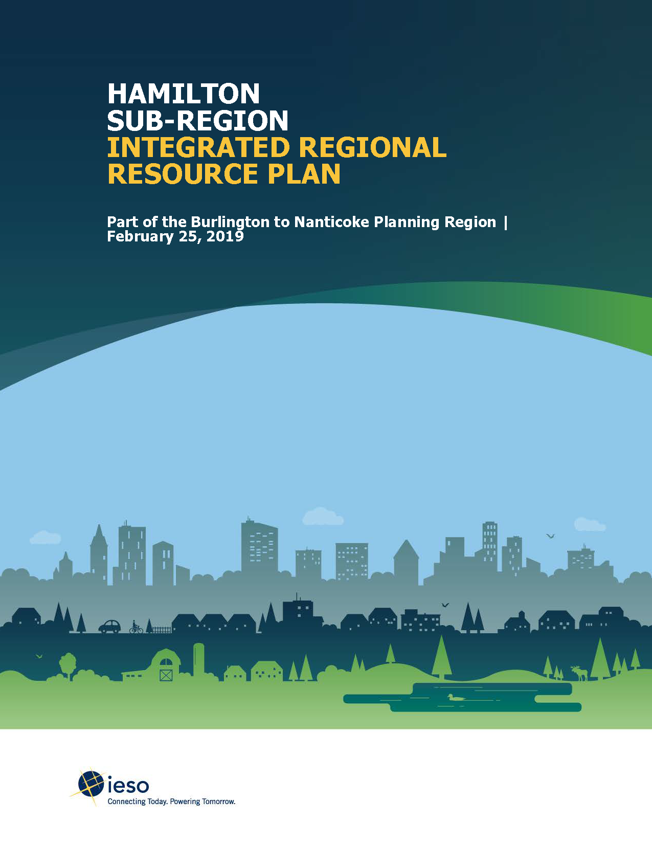 Hamilton Sub-Region Integrated Regional Resource Plan Cover