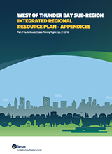 2016 West of Thunder Bay IRRP - Appendices Cover