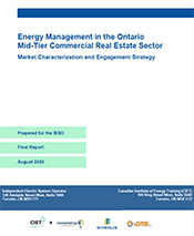 cover of Mid-tier commercial real estate energy study